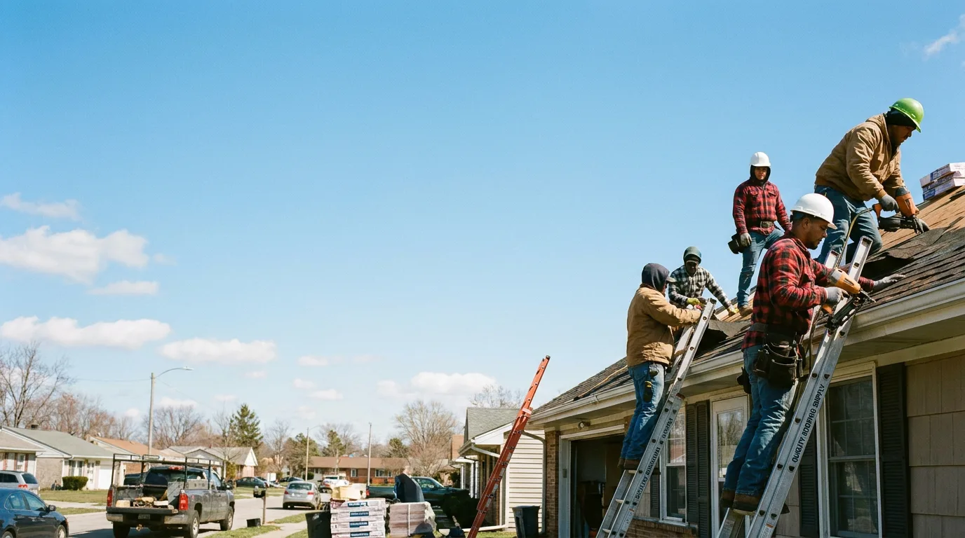Roofing in North Buena Vista, IA near me